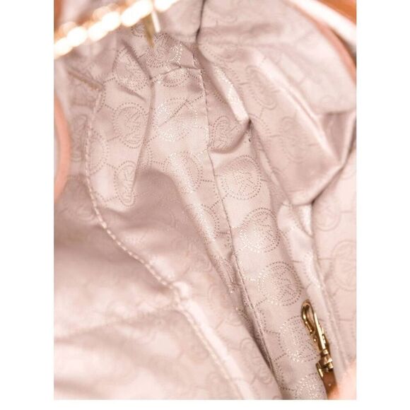 MICHAEL KORS Soft & Supple Leather Brown & Gold Hardware Shoulder Bag - Picture 5 of 9